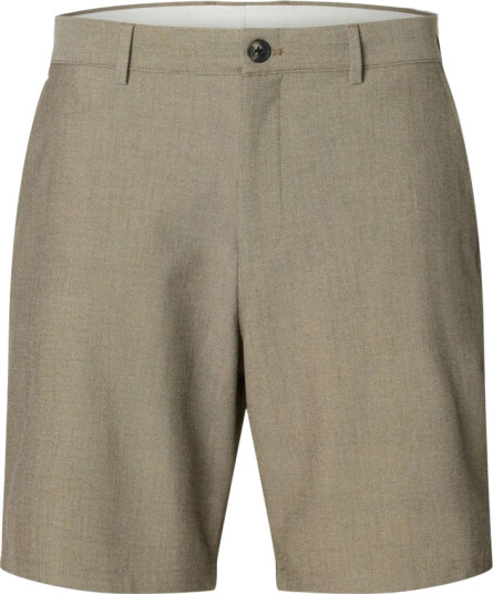 Selected Slhregular Robert Flex Shorts Noos Khaki green M