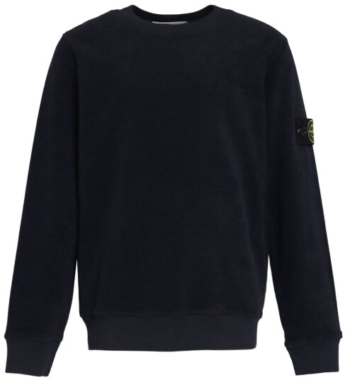 Stone Island Genser Frotté Navy Blue Stone Island 12 år 152 Genser Marineblå
