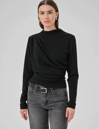 My Essential Wardrobe Hellemw Blouse - Black - XS