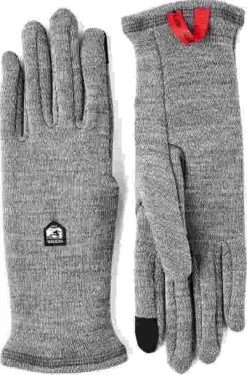 Hestra Gravita Merino Liner 5 Finger Grey 8 Hestra Gravita Merino Liner 5 Finger Grey 8