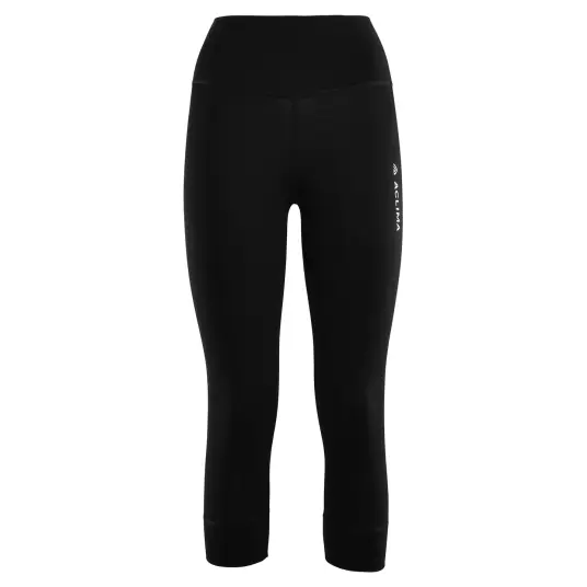 Aclima Women's WarmWool 3/4 Longs L, Jet Black Aclima Women's WarmWool 3/4 Longs L, Jet Black