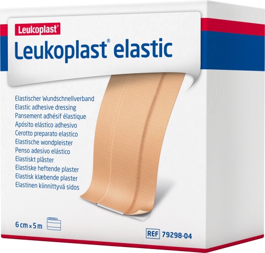 Leukoplast Elastic Plasterrull, 6 cm x 5 m, 1 stk.