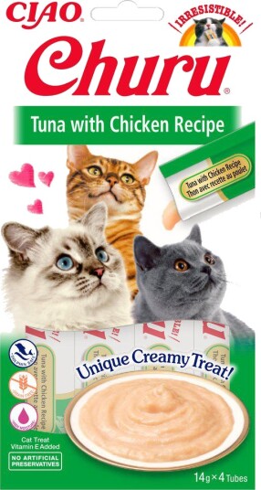 Ciao Churu Kattesnacks Tunfisk & Kylling 4 stk