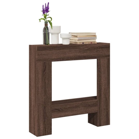 Brun Eik 81x18x82cm Konstruert Tre Brun Eik 81x18x82cm Konstruert Tre