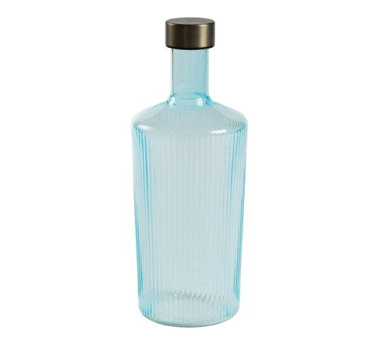 Paveau Ribbed Elegance flaske Lucky 1,25L turkis Paveau Ribbed Elegance flaske Lucky 1,25L turkis