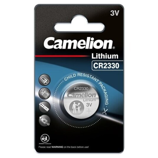 Camelion CR2330 3V Litium Knappecellebatteri for Diverse Bruksområder Camelion CR2330 3V Litium Knappecellebatteri for Diverse Bruksområder