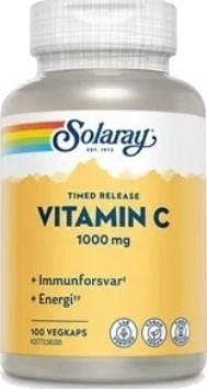 Solaray Vitamin C 1000mg 100 kapsler