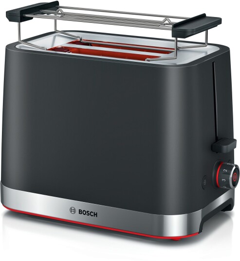 Bosch MyMoment Brødrister 2 Skiver Sort Rustfritt Stål TAT4M223 950 W