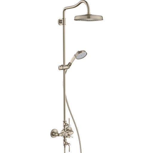 Axor Montreux Showerpipe 240 1jet Ø240 mm, Børstet Nikkel