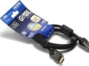 G&Bl Hdmi Kabel Med Ethernet Hdmi Hann Til Hdmi Hann 1,5 M Skjermet 4K Støtte
