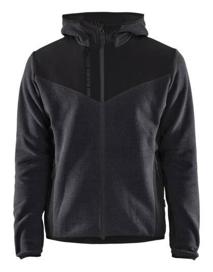 Blåkläder 594025369799M Jakke strikket , med softshell , antrasittgrå/svart Str . M