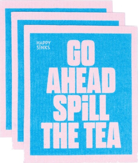 Happy sinks Disktrasa 3 pakning premium spill the tea Happy sinks Disktrasa 3 pakning premium spill the tea