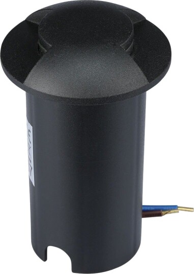 1W LED Nedgravningsspot Lys 12V 6500K Svart IP67 Kulør : Kald