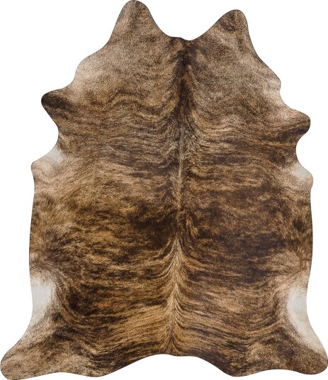 Premium Naturlige Kuskinn Eksotisk Mørk 180x220 cm
