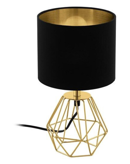 EGLO CARLTON 2 table light black gold EGLO CARLTON 2 table light black gold