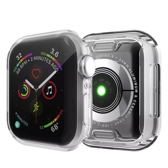 INCOVER Apple Watch (38mm) Fleksibel Plastik Deksel Sølv