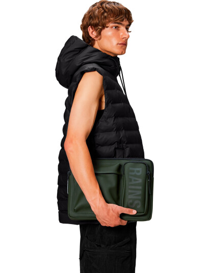 Rains Texel Laptop Case 13"/14" W1 Green ONE SIZE Rains Texel Laptop Case 13"/14" W1 Green ONE SIZE