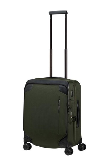 Samsonite Splendix utvidbar kabinkoffert med 4 hjul 55 cm Green/Black Samsonite Splendix utvidbar kabinkoffert med 4 hjul 55 cm Green/Black
