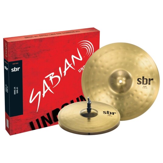 Sabian SBR Cymbal First Pack 13 Hi-Hats 16 Crash Cymbals