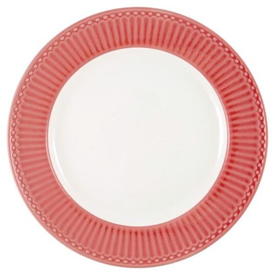 GreenGate - Alice middagstallerken 26,5 cm coral