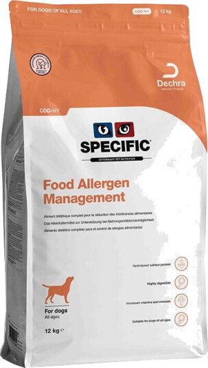 Specific CDD-HY Veterinærfôr for Hunder med Matallergi 12 kg