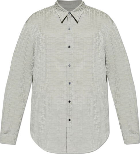 Balmain Herre Skjorter Grå L, Balmain Herre Skjorter Grå L,