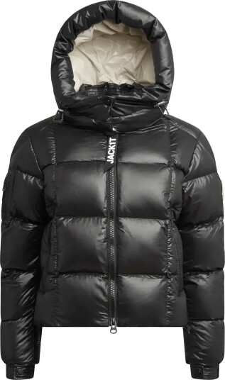 JACK1T Ez Boxed Crop Puffer Lux BLACK/STONE M JACK1T Ez Boxed Crop Puffer Lux BLACK/STONE M