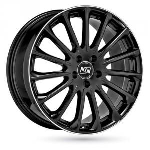 MSW MSW30 Shiny Black Machined Lip 8,5x20 5/112 ET28 B73