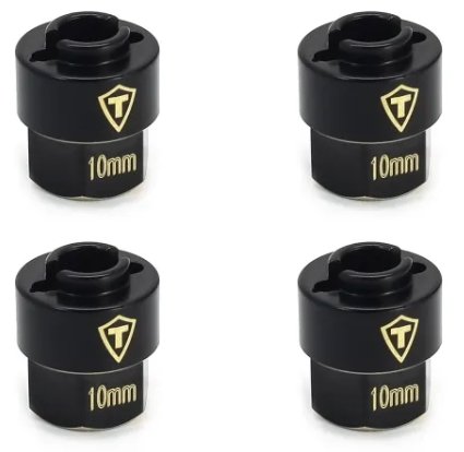 Treal Brass 10mm Extended Wheel Hex TRX-4M