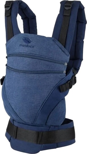 Manduca XT Cotton Bæresele Melange Blue Manduca XT Cotton Bæresele Melange Blue