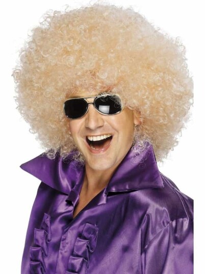 Smiffys Afroparykk Mega Huge, blond