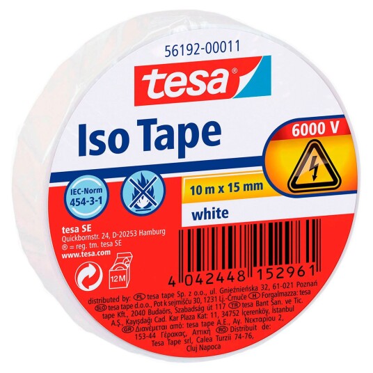 Tesa Isolasjonstape 15mm 10m Hvit