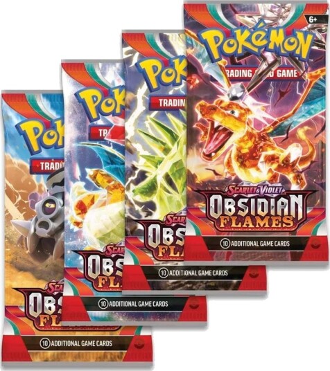 Asmodee Pokemon TCG Scarlet & Violet Obsidian Flames Booster Pack Scarlet & Violet Obsidian Flames