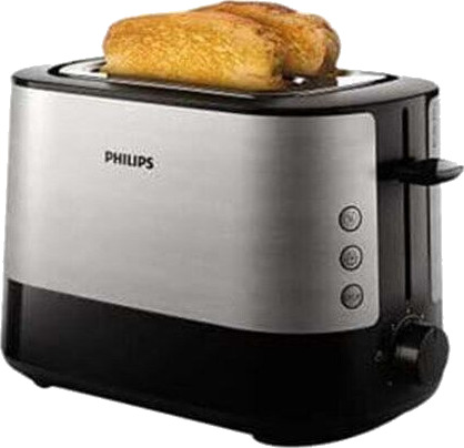 Philips Viva Collection HD2637 Brødrister 2 Skiver med Trekk-ut Smulebrett - Svart Philips Viva Collection HD2637 Brødrister 2 Skiver med Trekk-ut Smulebrett - Svart