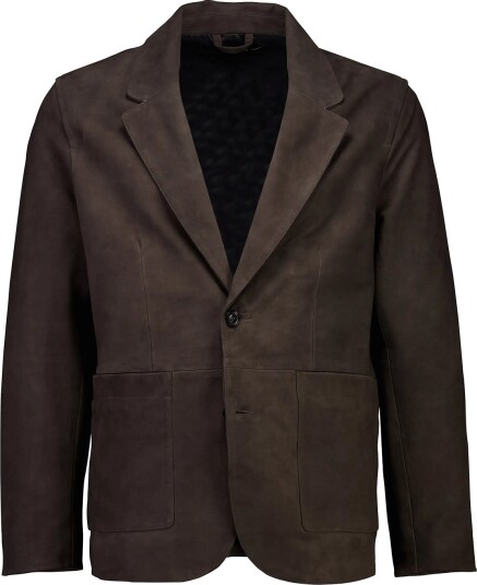 Lindbergh Nubuck Casual Blazer   DK BROWN   S