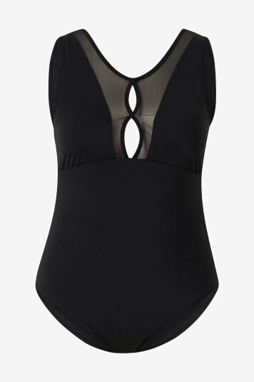 Zizzi - Badedrakt sTulla Swimsuit Solid - Svart