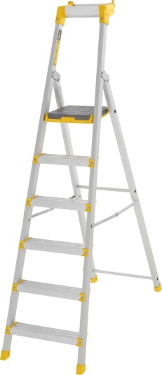 W.steps 55P Trappestige med sertifisert aluminium, med stabilisatortrinn, Stiger & stillaser