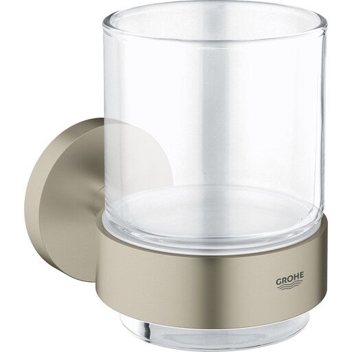 Grohe Essentials tannglass med holder Matt Nikkel