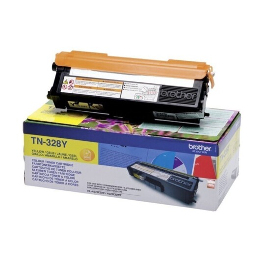 Brother TN328 Y Toner - Original - Magenta 6000 sider