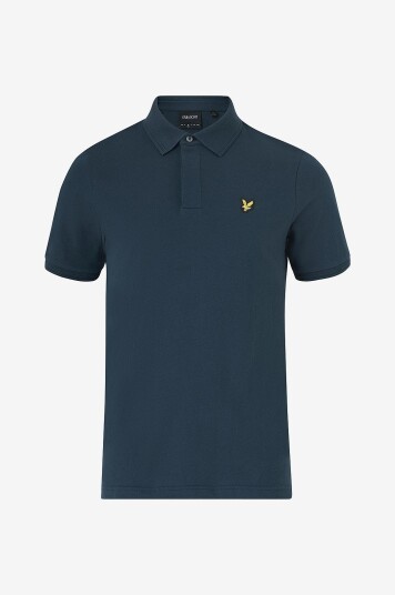 Lyle & Scott T skjorte Ottoman Tipped Polo Shirt Blå