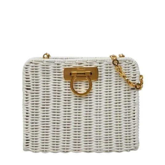 Salvatore Ferragamo Pre-owned Dame Pre-owned Hvit