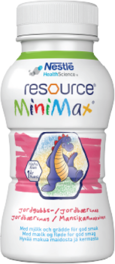 Resource MiniMax næringsdrikk for barn Jordbær 2x200 ml Resource MiniMax næringsdrikk for barn Jordbær 2x200 ml