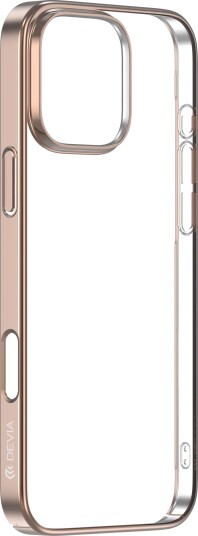 Devia Glimmer-deksel (iPhone 16 Pro) Roségull