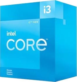 Intel Core i3-12100F Alder Lake Prosessor/CPU - 4 kjerner - 3.3 GHz - Intel LGA1700 - Intel Boxed