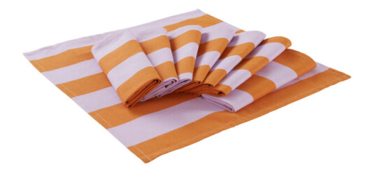 Jotex JUNO serviett 8-pk Lilla/oransje 1702161-01-0 1702165-02-0