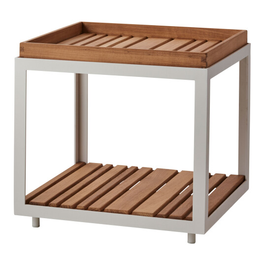 Cane-line Level Liten Hvit / Teak
