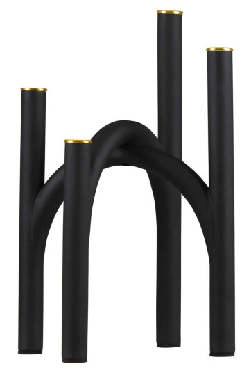 AYTM Angui lysestake 34 cm Svart-gull