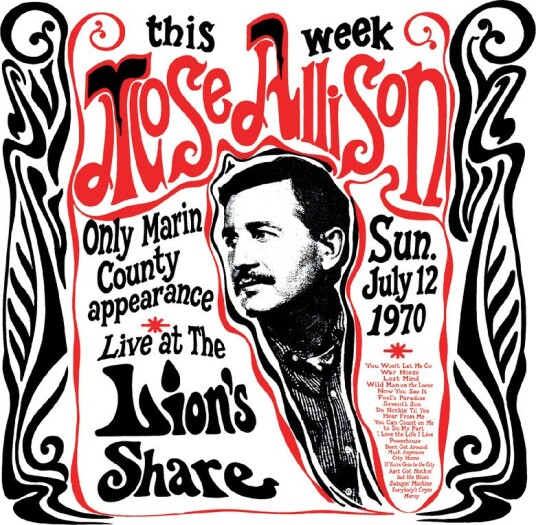 Mose Allison  Live At The Lion's Share July 12, 1970  Remastered  CD