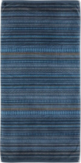 Pip Studio Geometric Print Dark Blue 55X100 Pip Studio Geometric Print Dark Blue 55X100
