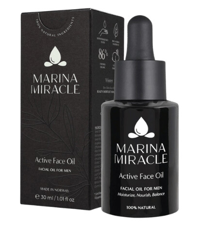 Marina Miracle Active Face Oil For Menn